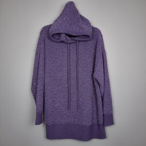 Zenana Premium Textured Purple Hoodie size XL